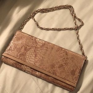 Classy Snakeskin Clutch